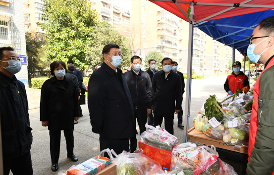 习近平在湖北省考察新冠肺炎疫情防控工作