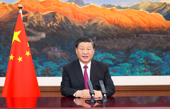习近平在2021年中国国际服务贸易交易会全球服务贸易峰会上发表视频致辞